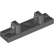 Lego Hinge Tile 1 x 4 Locking Dual 1 Fingers on Top [8 Locking Ridges] / Dark Bluish Gray