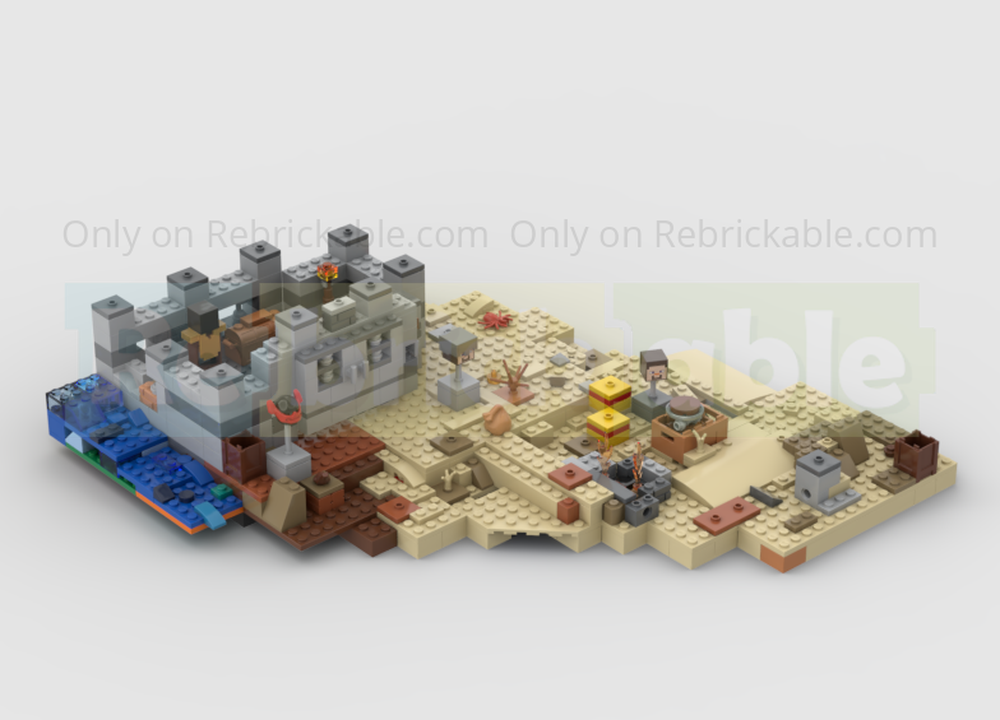 Lego Skeleton Army Camp Pt.1 Right side