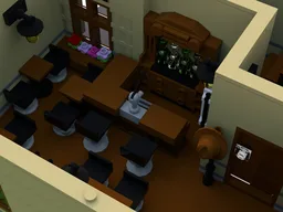 Inverted corner building - Pub