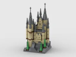Microscale Castle - Design 2 - 8x8 baseplate