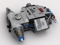 Star Wars style space ship