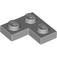 Plate 2 x 2 Corner / Light Bluish Gray