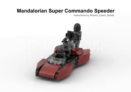 Mandalorian Super Command Speeder Moc Build 75449 Siege of Mandalore Battle Pack