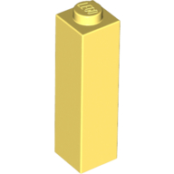 Lego Brick 1 x 1 x 3 / Bright Light Yellow