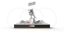 Micro Diorama : Tauntaun & Luke Desktop version