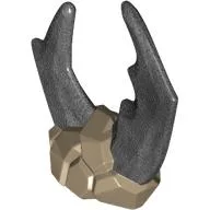 Headwear, Pearl Titanium Beetle Claws Pattern / Dark Tan
