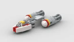 Midi Scaled Red Jammer Y-Wing