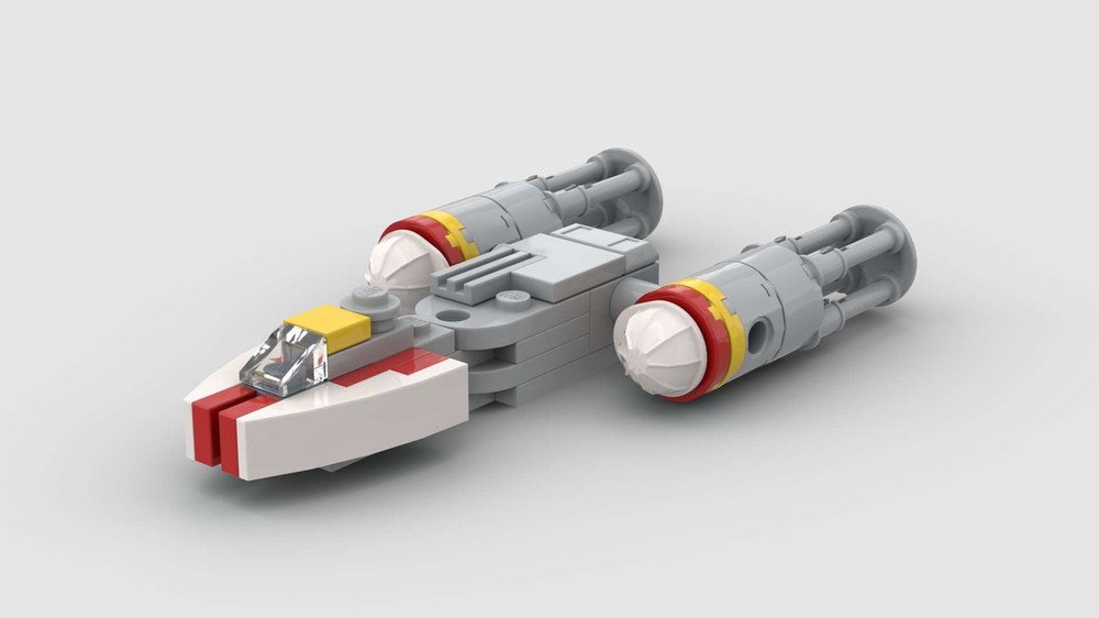 Lego Midi Scaled Red Jammer Y-Wing