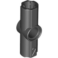 Lego Technic Axle and Pin Connector Angled #2 - 180° / Black