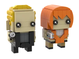 Korben + Leeloo - Fifth Element - Brickheadz Version 2