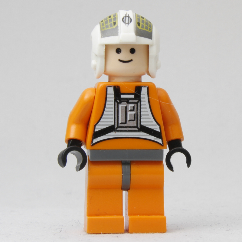 Lego Dutch Vander / Rebel Pilot Y-wing, Plain Legs, No Visor