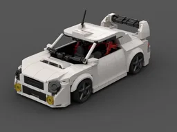 LEGO MOC Subaru Impreza WRX STI (Bugeye) – V2 White