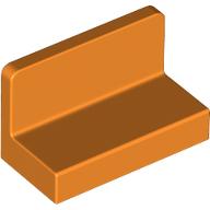 Lego Panel 1 x 2 x 1 [Rounded Corners] / Orange