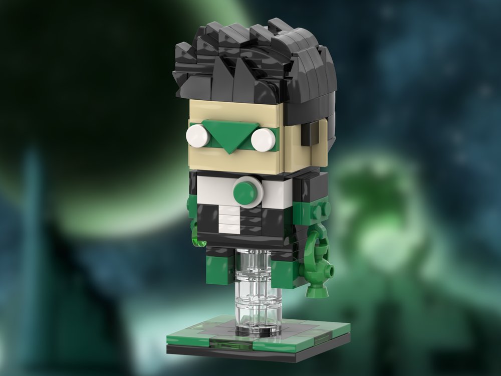 Lego Green Lantern (Kyle Rayner) Brickhead