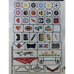 Sticker Sheet for Set 41597-1 / [No Color/Any Color]
