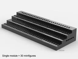 Modular Minifigure Display Stand