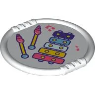 Duplo Disk with Xylophone Print