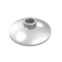 Dish 2 x 2 Inverted [Radar] / Chrome Silver