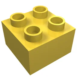 Duplo Brick 2 x 2 / Yellow