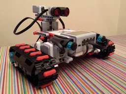 Tank Bot with Ultrasonic sensor