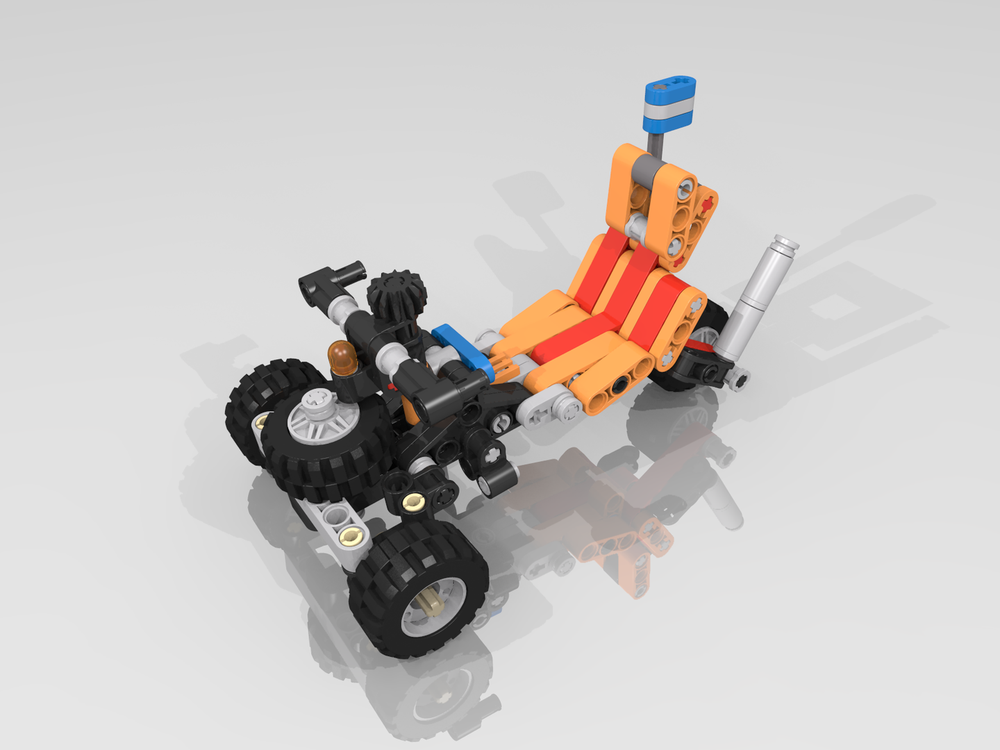 Lego 9390 Alternate: Customized Trike