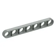 Technic Beam 1 x 7 Thin / Light Gray