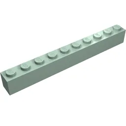 Brick 1 x 10 / Sand Green