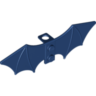 Lego Minifig Neckwear Wings Batman [Solid Studs] / Dark Blue