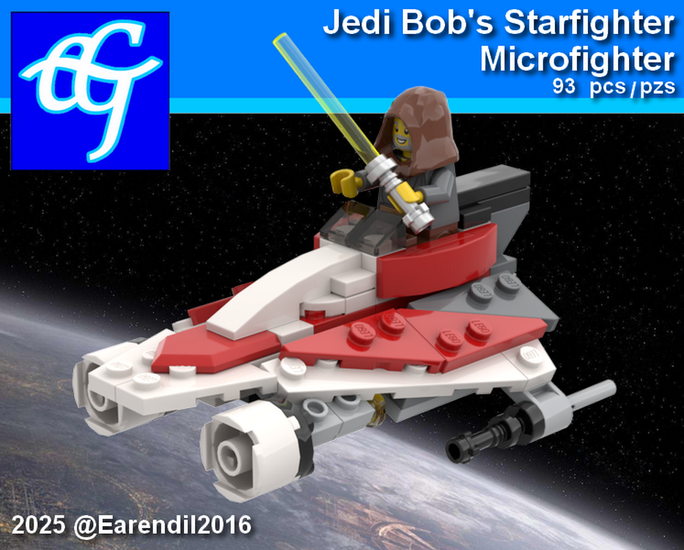 Lego Jedi Bob's Starfighter Microfighter