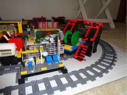 Double loop track layout