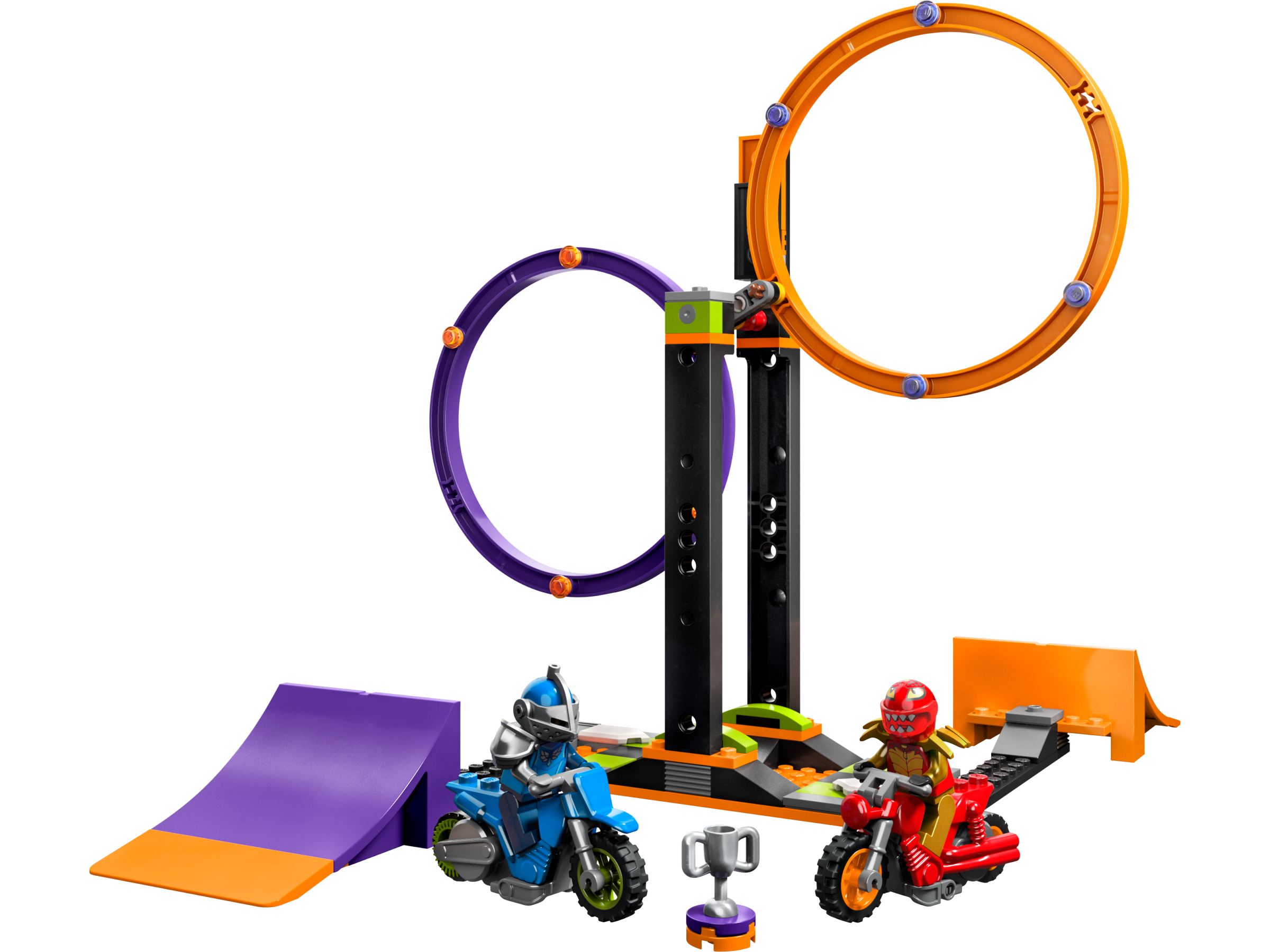 Lego Spinning Stunt Challenge