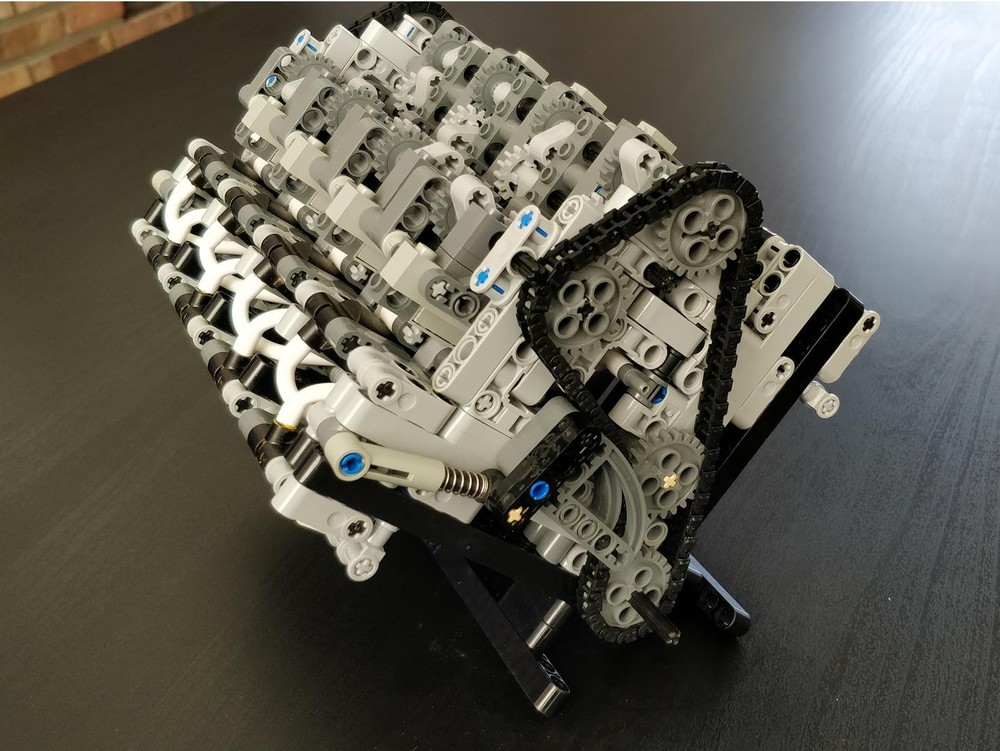 Lego Bugatti W16 Pneumatic engine