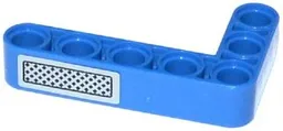 Technic, Liftarm, Modified Bent Thick L-Shape 3 x 5 with Grille Pattern (Sticker) - Set 42023