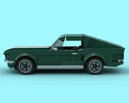 Mustang Fastback Dark Green