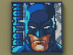 Batman art with text
