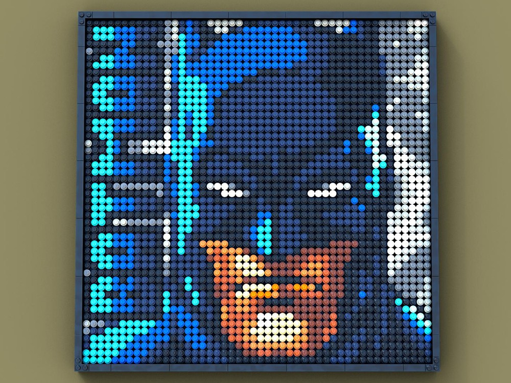 Lego Batman art with text