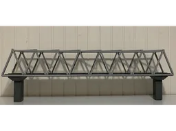 Truss bridge for train