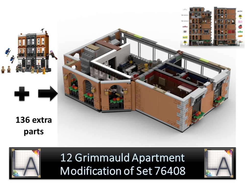 Lego SitComplex - 12 Grimmauld Apartment