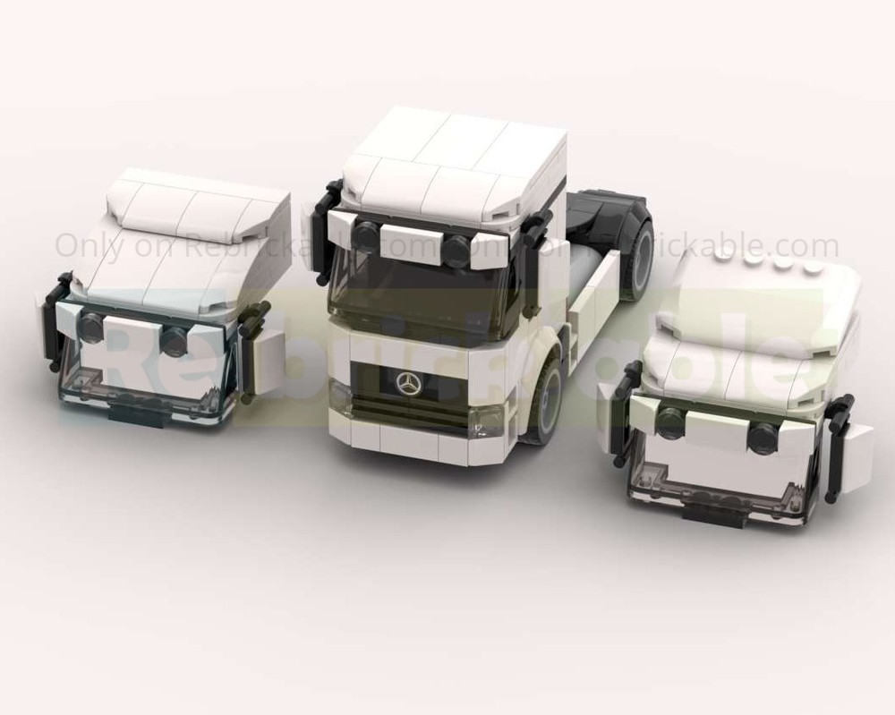 Lego 6W Mercedes Actros/Atego/Arocs/Axor 4x2 SemiTruck