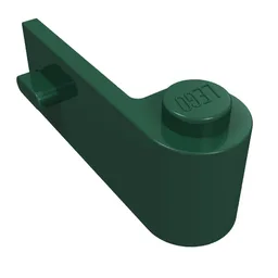 Door 1 x 3 x 1 Right / Dark Green