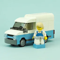Milk delivery van