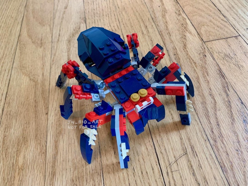 Lego Redknee Tarantula - 31088 Deep Sea Creatures alt build