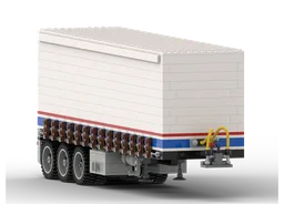 Model Team 5580 Curtainsider Trailer