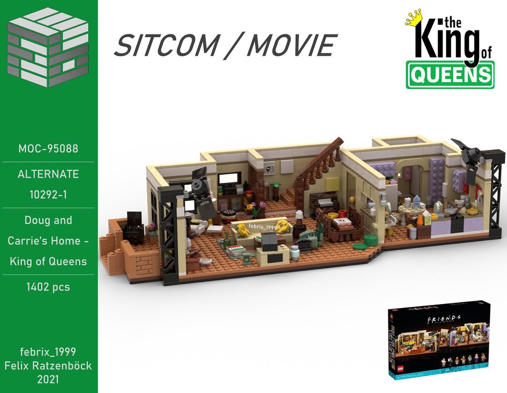 Lego King of Queens - Doug and Carrie's Home - King of Queens - 10292 - Alternate