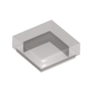 Lego Tile 1 x 1 with Groove / Trans-Brown