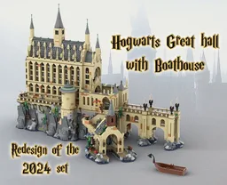 Great Hall and Boathouse (Redesign of the 2024 set)