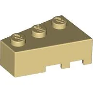 Brick Wedged, Angled 3 x 2 Left / Tan