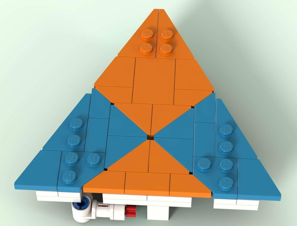Lego Dudeney's hinged dissection