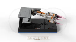 Micro Diorama : Rogue One Hammerhead Corvette