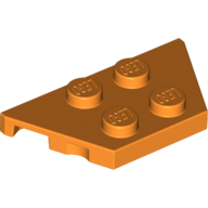 Lego Wedge Plate 2 x 4 / Orange
